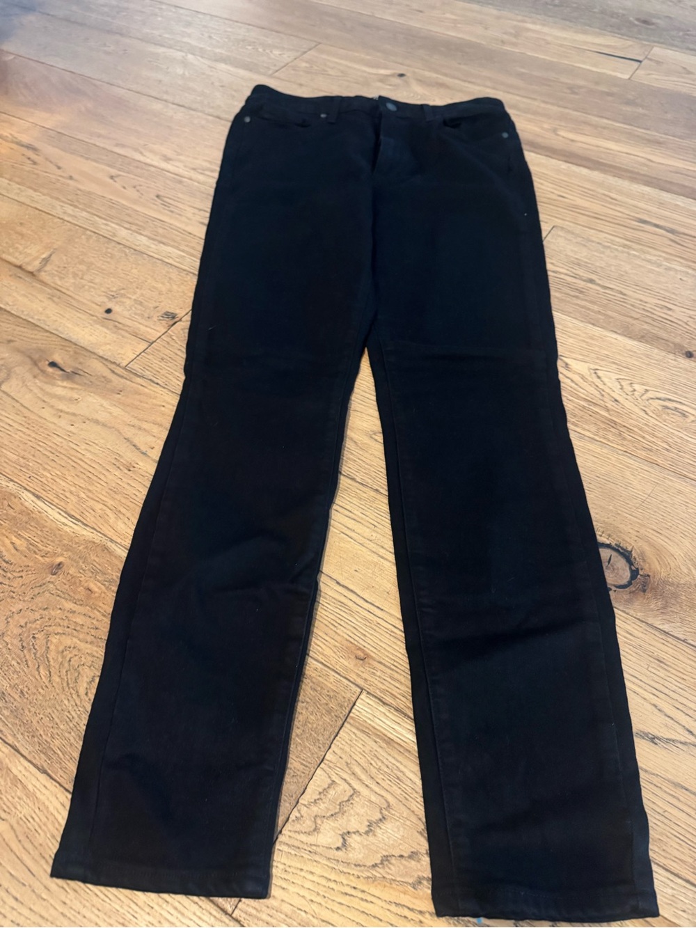 PAIGE Black Straight-Leg Women's Jeans